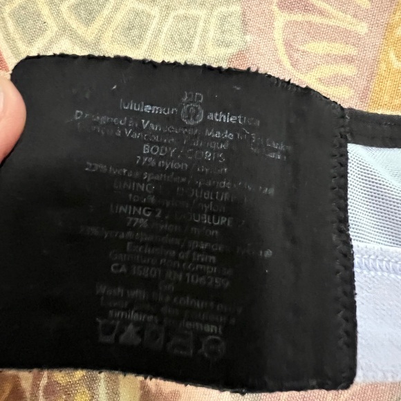 3/25 Lululemon Tata Tamer Size 32D - Picture 5 of 6